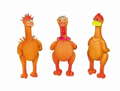 Immagine prodotto di Figure in lattice Nobby "Cool Chicken" 12er Strip, 21-22 cm
