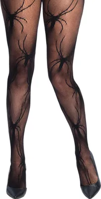 Immagine prodotto di Collant a rete Spider da donna nero - Taglia unica