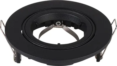 Produktbild von hoftronic LED Einbaustrahler schwenkbar GU10 Fassung rund schwarz IP20