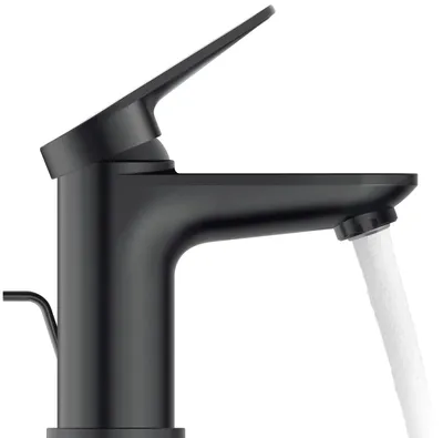 Produktbild von Duravit Waschtisch-Einhebelmischer S Wave Ausl. 95mm, m Zugst.Abl.Gar., sw matt