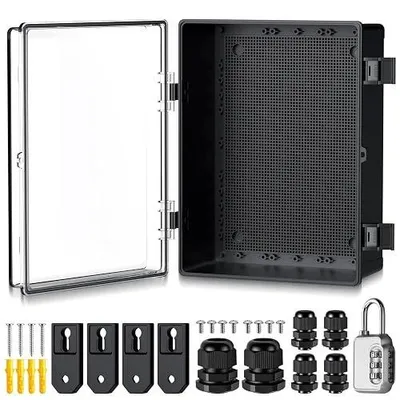 Zdjęcie produktu dla Skrzynka rozdzielcza wodoszczelna IP67 ABS 300X200X160MM obudowa