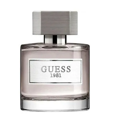 A product shot of a bottle of Guess 1981 Eau de Toilette for men.