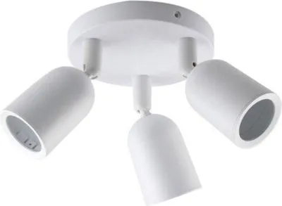 Image de Spot LED en saillie Triple Orientable BLANC pour ampoule GU10