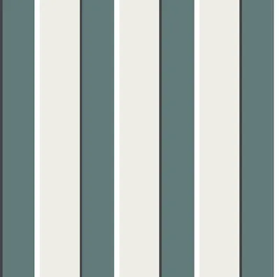 Zdjęcie produktu dla Sanders & Sanders Tapeta paski ciemnej zieleni 53 cm x 10 m