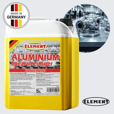 Produktbild von Element Ultraschallreiniger Aluminium | 5 Liter | Spezialreiniger Konzentrat Aluminiumreiniger