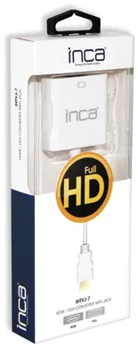 Immagine prodotto di INCA IHTVJ-7TB INCA Adapter IHTVJ-7TB  HDMI > VGA St. + USB Audio, 1080P, retail