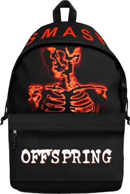 Produktbild von The Offspring - "Smash" Rucksack RO14559 (Einheitsgröße) (Schwarz/Weiß/Rot)