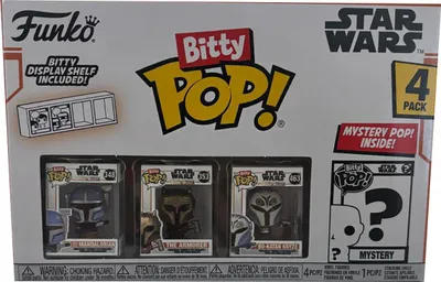 Produktbild von Star Wars: Mandalorian Bitty POP! Vinyl Figuren 4er-Pack Heavy Mandalorian 2,5 cm