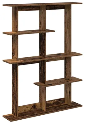 Obrázok produktu pre Nástenná polica, drevo s patinou, 102 x 20 x 130 cm