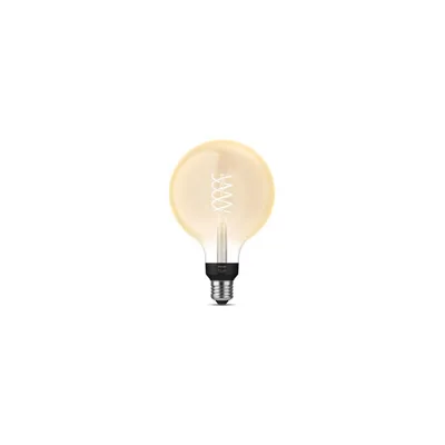 Produktbild von Philips Hue White E27 Filament G125 dimmbar warmweißes Licht steuerbar via