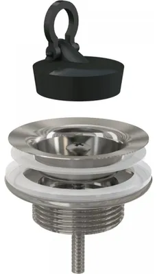 Produktbild von Alcadrain Ablaufventil für Waschbecken 5/4" Ganzmetall