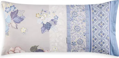 Produktbild von Bassetti Baumwollsatin-Kissenbezug einzeln HANAMI Farbe PERLGRAU G1 Größe 40x80