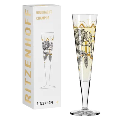 Produktbild von Goldnacht Champagnerglas #29 Von Lisa Hofgärtner