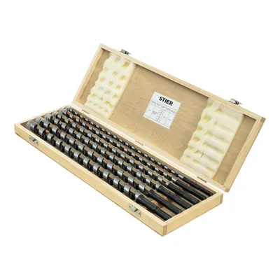 Produktbild von STIER Schlangenbohrer Tieflochbohrer Set 6-teilig 385 / 460 mm 10 - 20 mm Federstahl, Holzbohrer, Holzspiralbohrer, C67E-Federstahl für Präzisionsbohrungen