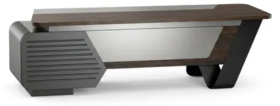 Immagine prodotto di Büroschreibtisch moderner Stil braun vielseitiges Design Minimalismus