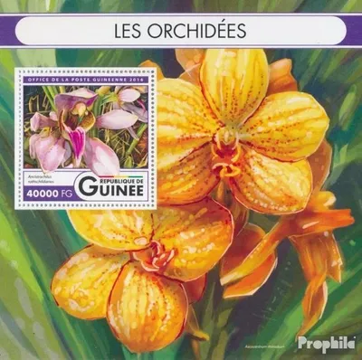 Produktbild von Briefmarken Guinea 2016 Mi Block 2680 (kompl. Ausgabe) postfrisch Orchideen