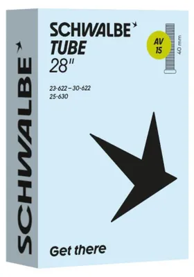 Produktbild von Schwalbe Schlauch AV15 40mm (28") 18/28-622/630 Modell 2026