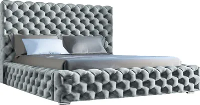 Obrázok produktu pre GrainGold Čalúnená posteľ Heaven 180x200 cm - Posteľ 180x200, Čalúnená posteľ s posteľnou skriňou a lamelovým roštom - svetlosivá (Monolit 84)