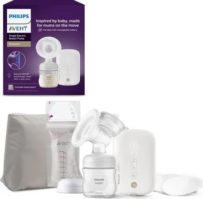 Produktbild von Philips AVENT Natural Motion SCF396/31 Elektrische Einzelmilchpumpe Premium, Elektronisch, Weiß