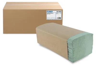 Papierhandtücher ZZ-Falzung 25x23 cm 1-lagig grün 5000 Blatt