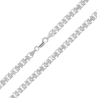 Produktbild von 925 Sterling Silber Herren/Damen - Byzantiner Kette - 51cm*5mm; TRS16697L20