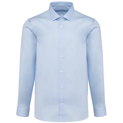 Produktbild von Kariban Premium Herren Hemd Modern Fit Business Freizeit Hochzeit, Größe:XL, Farbe:Essential Light Blue