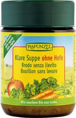 Produktbild von Rapunzel Klare Suppe ohne Hefe  160g