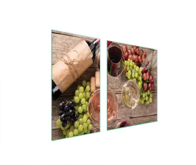Produktbild von Glasschutzplatte Für Herd 90X52 Wein