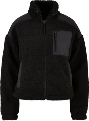 Productafbeelding van Urban Classics dames fleecejas Immoat, zwart, maat L
