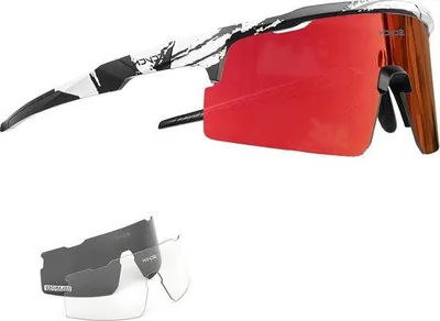 Produktbild von Famanu Sportbrille mit 3 wechselbaren Gläsern - Schwarz