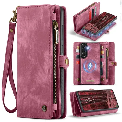 Produktbild von CaseMe 008 2-in-1 Klapphülle & Back Cover mit Brieftasche - Samsung Galaxy A57 Hülle - Pink