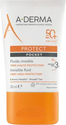 Zdjęcie produktu dla A-Derma Protect Pocket Invisible Fluid SPF50+ 30 ml