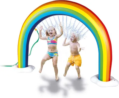Produktbild von Happy People Regenbogen-Sprinkler Aufblasbar 216x46x153 cm
