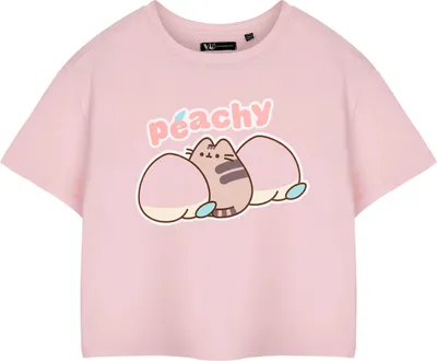 Immagine prodotto di Pusheen - Maglietta a maniche corte "Peachy" da donna NS8510 (XXL) (Pink Peach)