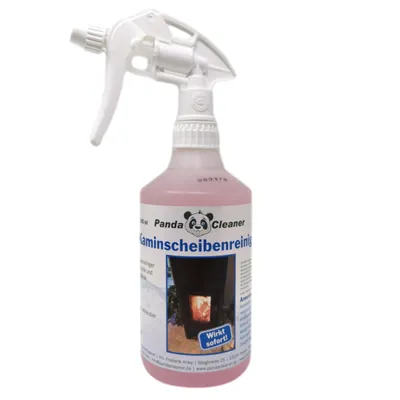 Produktbild von PandaCleaner Kaminscheibenreiniger Spray - 500ml Entrußer Kaminofen Spray zum Ofen- & Kaminscheibe reinigen - Scheibenreiniger Kaminofen