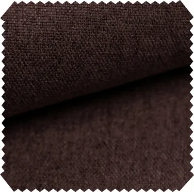 Produktbild von novely® MALCHIN - Flauschiger Polsterstoff im Leinenlook - Robuster Möbelstoff - Pflegeleichte Meterware 1lfm - Farbe: 04 Braun