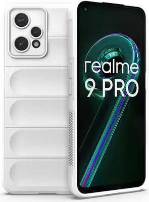 Produktbild von OPPO Realme 9 Pro Hülle, Weich TPU Silikon Stossfest Anti-rutsch Schutzhülle für OPPO Realme 9 Pro Weiß