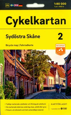 Produktbild von Cykelkartan Blad 2 Sydöstra Skåne 1:90000
