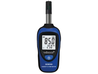 Obrázek produktu pro Velleman DEM500, Vnitřní/venkovní, Snímač tepoty a vlhkosti, Vestavěný, -20 - 70 °C, Bezdrátový, 0 - 100%