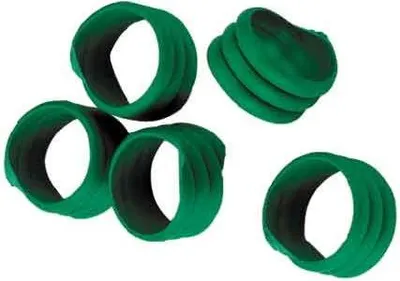 Image de Bagues Identification Volailles 16mm Vert Marquage Facile Et Durable Des Volailles - Générique