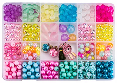 Produktbild von DK Schmuckbastelset mit Perlen für Mädchen, DIY-Schmuck