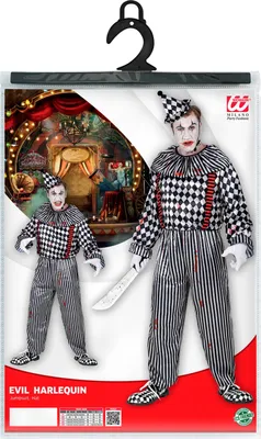 Produktbild von Horror Clown mit Hut 2-tlg XXXL