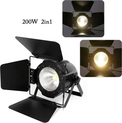 Zdjęcie produktu dla Oświetlenie sceniczne Oświetlenie imprezowe Lampa sceniczna Światło punktowe Światło punktowe COB Światło punktowe widowni Światło studyjne Światło stroboskopowe DJ 200w