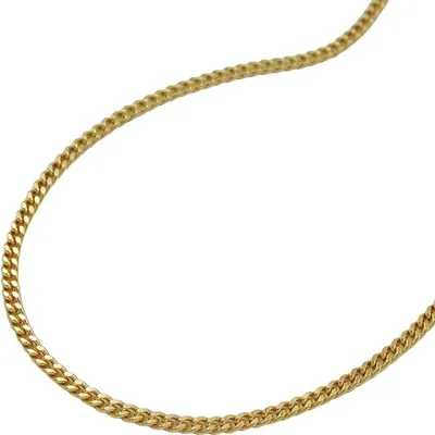 Produktbild von Kette 1mm Panzerkette 9Kt GOLD 50cm gold 1mm