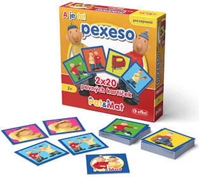 Produktbild von Efko Pat und Mat Pexeso in Box 2x20