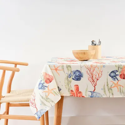 Produktbild von Fleckenabweisende geharzte Tischdecke Belum 0120-413 Bunt 250 x 150 cm