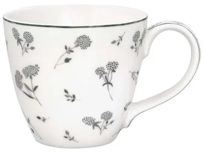Produktbild von Greengate Sabine Becher mit Henkel white 0,35l