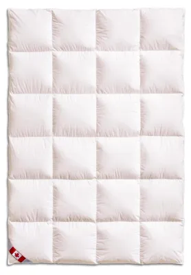 Produktbild von Daunenbettdecke, 4x6 Canada Ultra Warm mit 2,5 cm Steg, 135x200 cm, Füllung: 90% Daunen, 10% Federn, extra warm