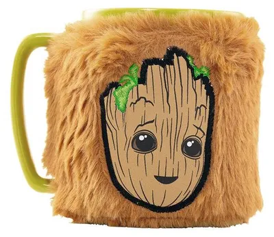 Produktbild von Kubek PYRAMID Marvel: Groot z Okryciem Misia - 440ml, Idealny do Herbaty i Kawy