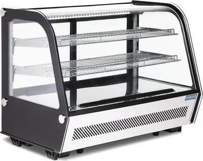Obrázok produktu pre Energeticky úsporná stolová chladiaca vitrína Polar G-Series, čierna, 160 l